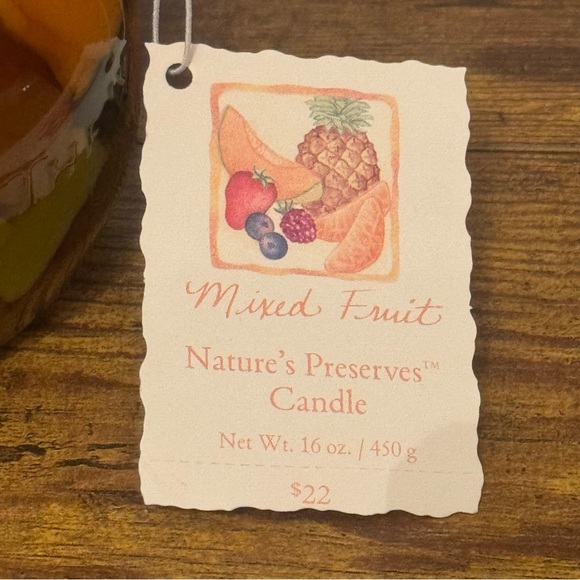 New NWT White Barn Nature’s Preserves Mixed Fruit Candle‎ 16 oz – Discontinued - Picture 2 of 9